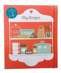 Recipe Folder - a stand up A4 recipe organiser