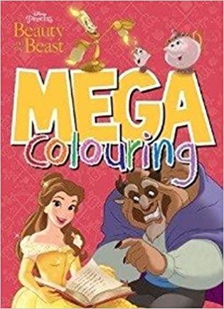 Disney Princess Beauty and the Beast Mega Colouring Paperback