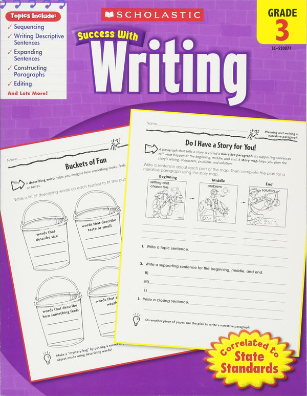 Scholastic Success With Writing Grade 3 (PDF) (Print)