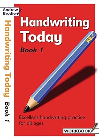 Handwriting Today: Bk. 1 (Handwriting Today)