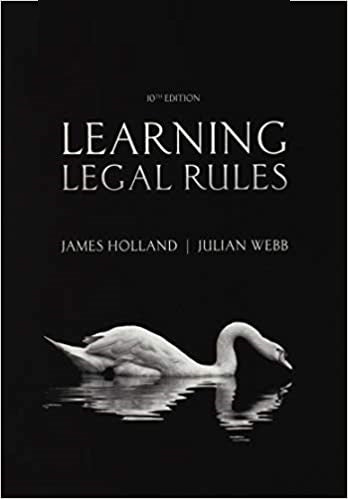 Learning Legal Rules: A Students' Guide to Legal Method and Reasoning - (Local Budget book)