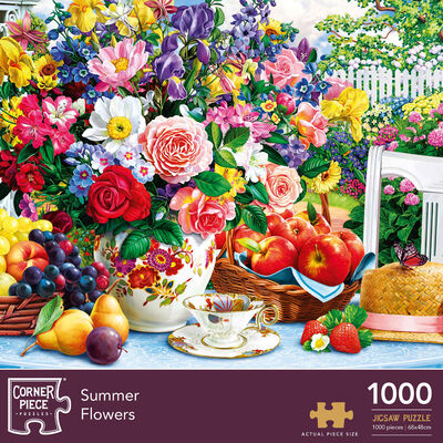 Summer Flowers 1000 Piece Jigsaw Puzzle