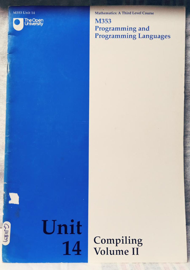 Unit 14 Compiling Volume II