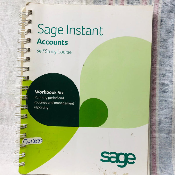 Sage Instant Accounts Workbook 6 Self Study Course