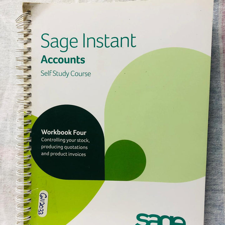 Sage Instant Accounts Workbook 4 Self Study Course