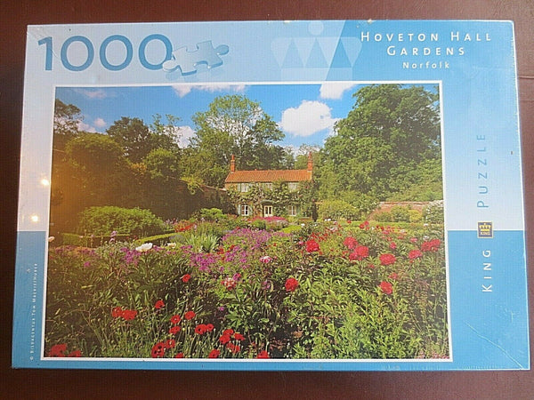 King 1000 Piece Jigsaw Puzzle Cottage Pulham Market Norfolk (USED-COMPLETE) 48x67 cm