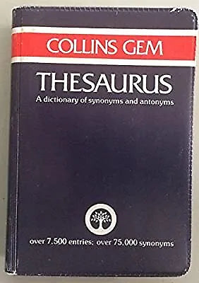 Gem Thesaurus Vinyl: A Dictionary Of Synonyms And Antonyms