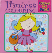 Colour and Paint Princess Colouring