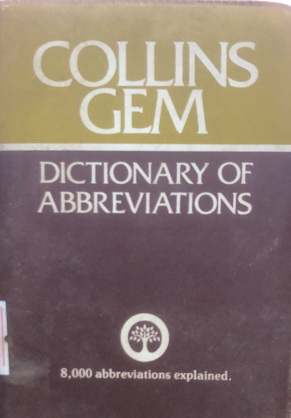 Collins gem dictionary of abbreviations