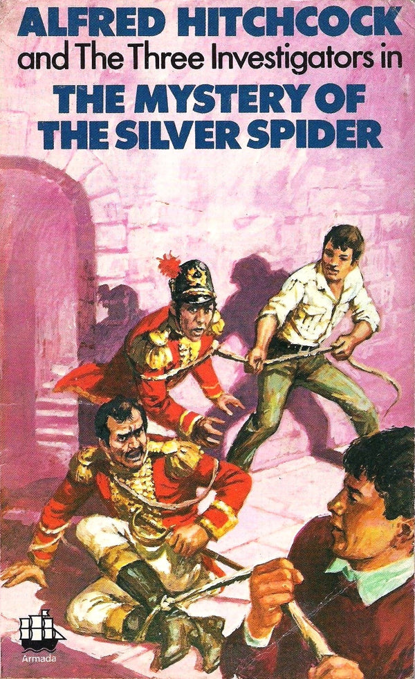 Alfred Hitchcock and the Three Investigators in The Mystery of the Silver Spider