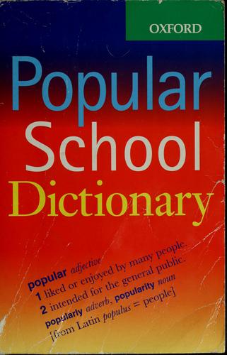 Popular school dictionary