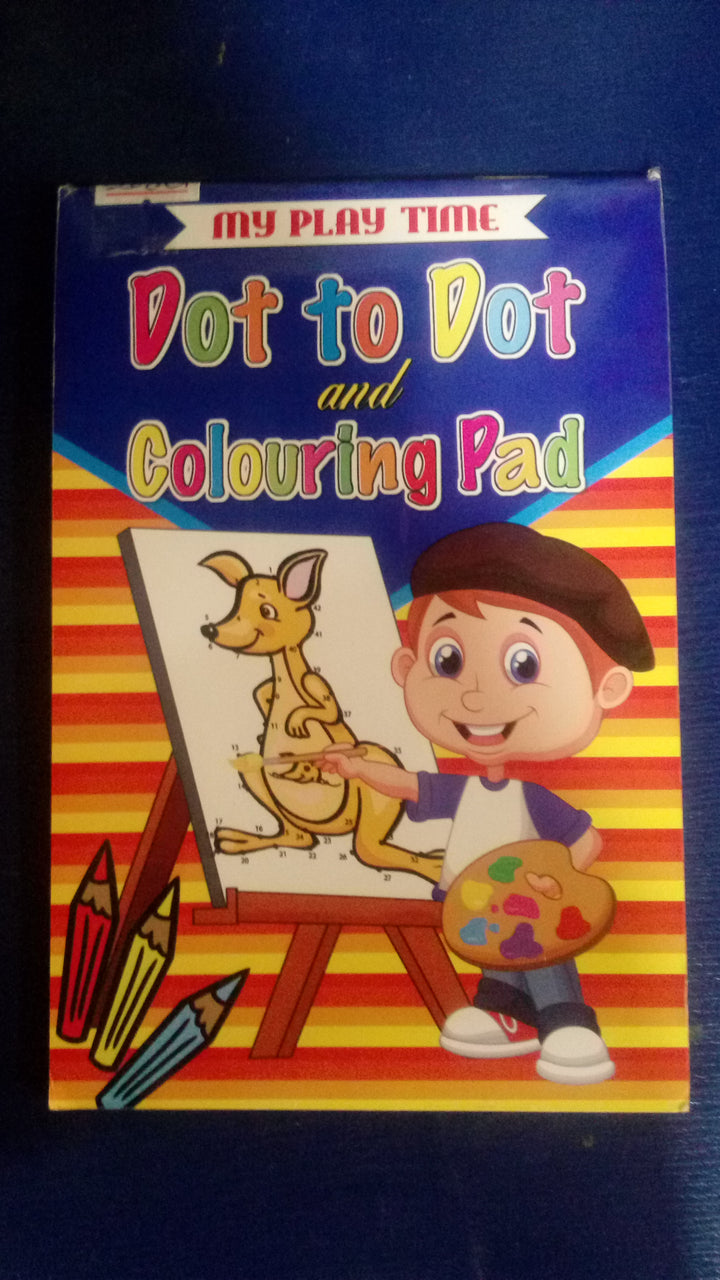 Dot To Dot And Colouring Pad