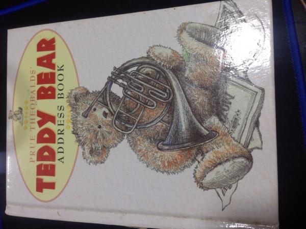 Teddy bear adress book
