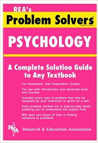 Psychology Problem Solver (Problem Solvers Solution Guides)