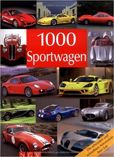 1000 Sports Cars (Bookmart)