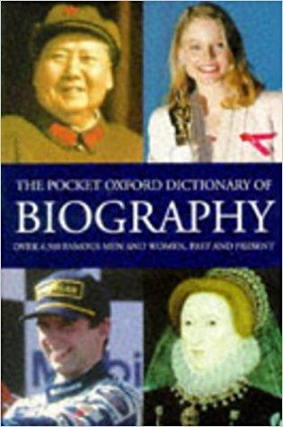 The Pocket Oxford Dictionary of Biography