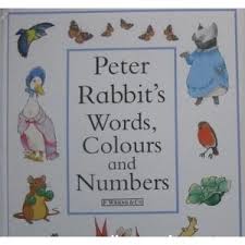 Peter Rabbit's words, colours and numbers