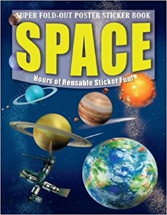 Space: Super Fold Out Poster Sticker Book