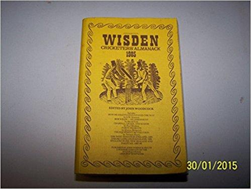 Wisden Cricketers' Almanack 1985 122nd Ed