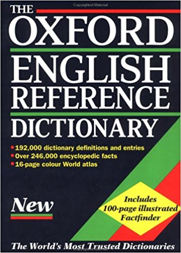 The Oxford English reference dictionary