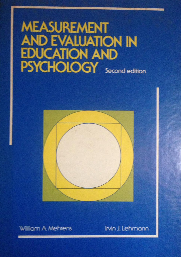 Measurement and Evaluation in Education and Psychology