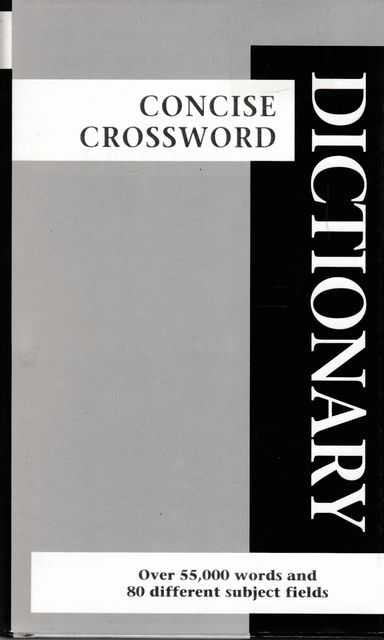 Concise Crossword Dictionary (Pocket reference library)