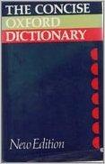 The Concise Oxford Dictionary New Edition 1976 several small nicks te