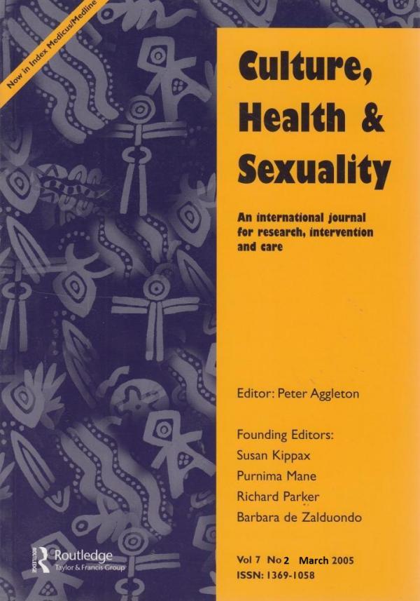 Culture Health Sexuality Vol 7 No 2 Global Books