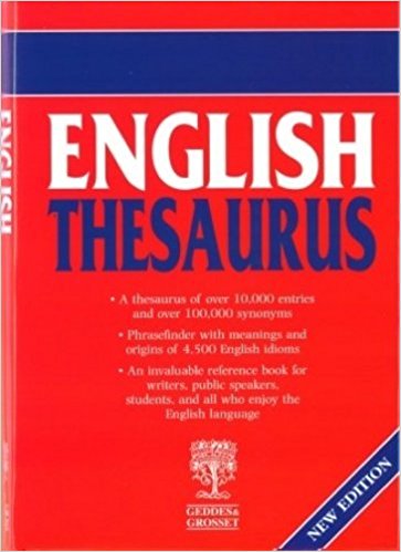 English thesaurus.