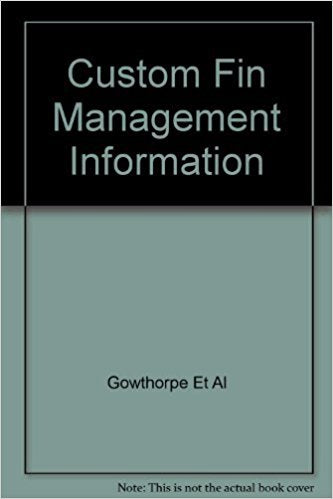 Custom Fin Management Information