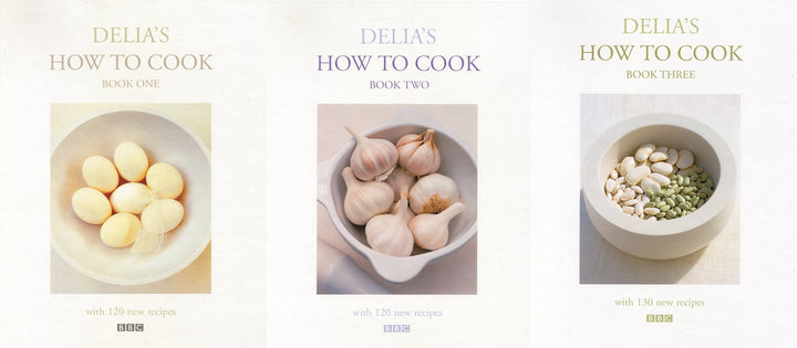 Delia's How to Cook ~ Books One, Two and Three (Set of Book 1, 2 & 3)