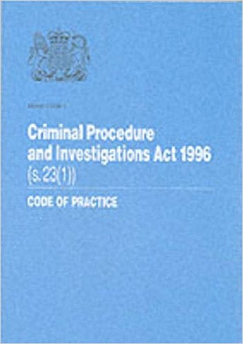 Criminal Procedure and Investigations Act 1996 (s.23(1))