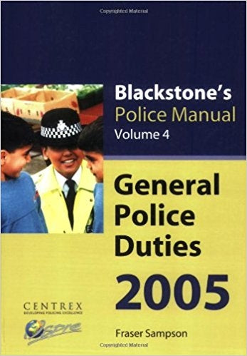 Blackstone's Police Manual: Volume 4
