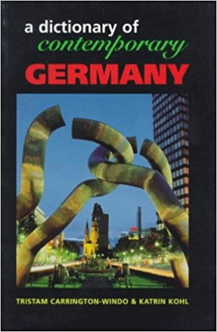A dictionary of contemporary Germany