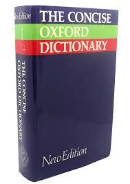 Concise Oxford Dictionary of Current English