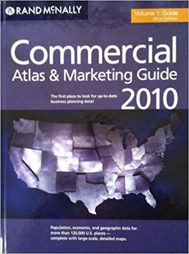 Commercial Atlas & Marketing (Rand McNally Commercial Atlas & Marketing Guide) (VOL1 & 2)-141st edition complete set