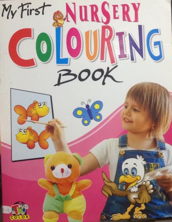 My First Nursery Coloring Book