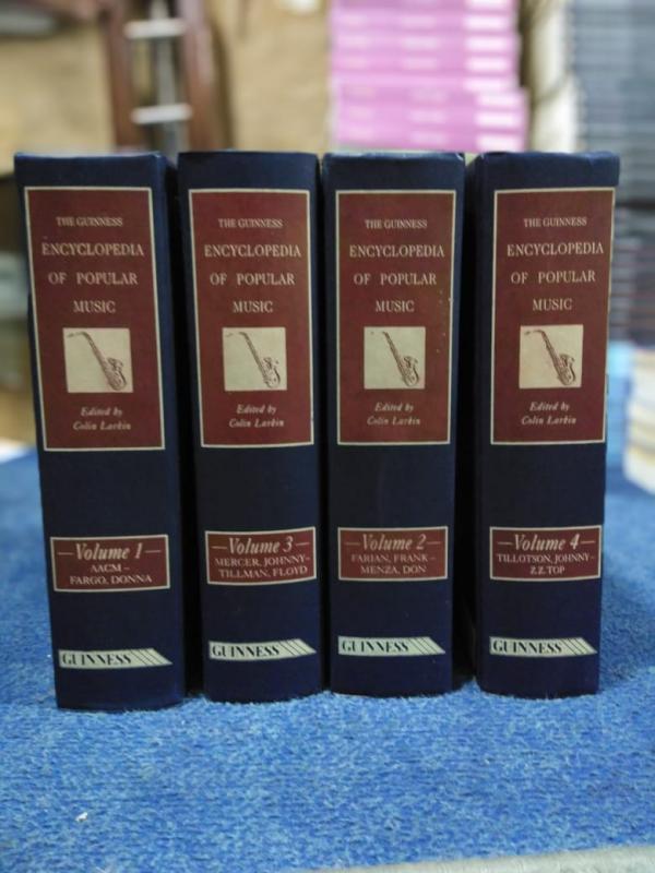 The Guinness Encyclopedia of Popular Music Hardcover (4 Volumes) 4 books