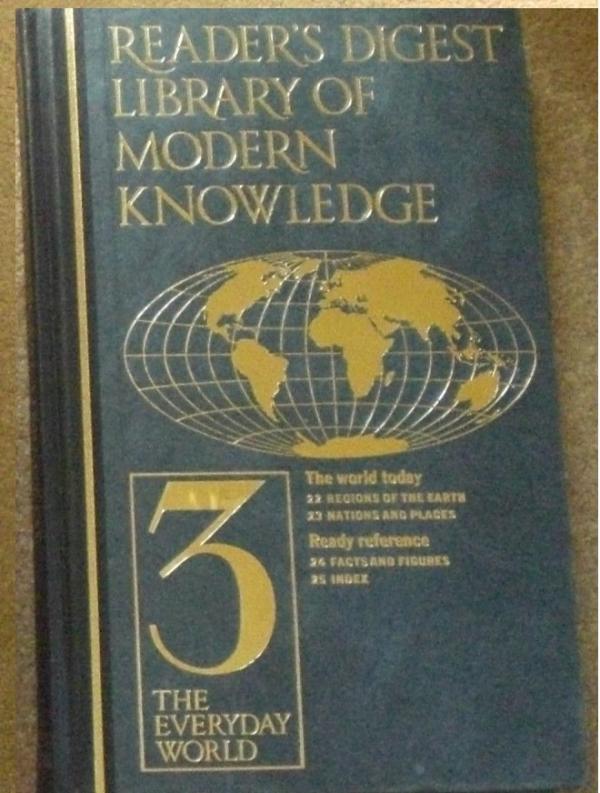 Readers Digest Library Of Modern Knowledge Volume 3, The Everyday World