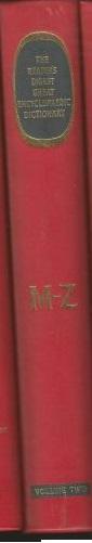 1976 The Reader's Digest Great Encyclopaedic Dictionary Volume 2 M-Z only