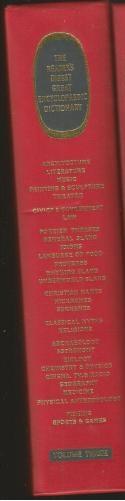 1964 The Reader's Digest Great Encyclopaedic Dictionary Volume 3