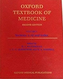 Oxford Textbook of Medicine (Oxford medical publications) VOL2 ONLY Hardcover – 1 Jun 1987