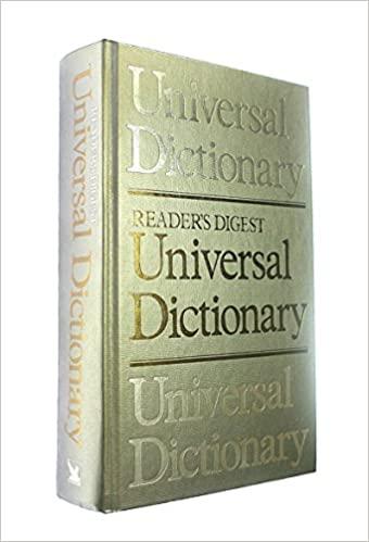 Universal Dictionary Reader's Digest