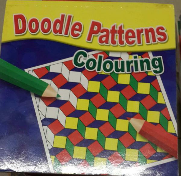 Doodle patterns coloring