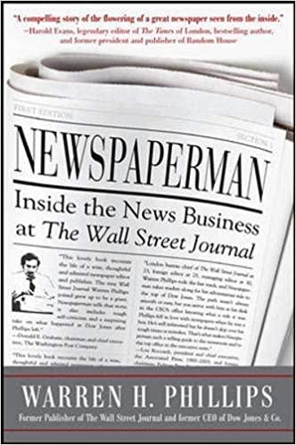 Newspaperman: Inside the News Business at The Wall Street Journal Hardback