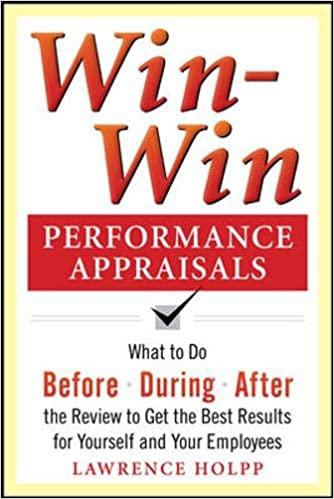 Win-Win Performance Appraisals: