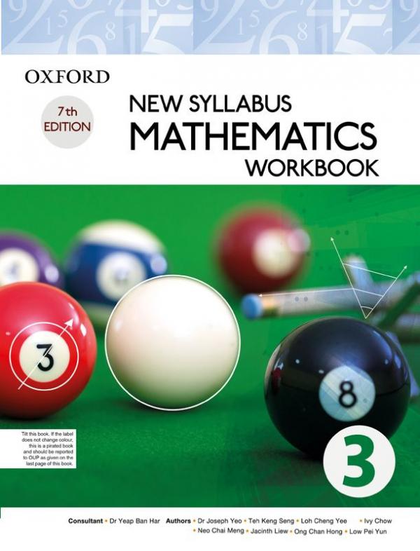 New Syllabus Mathematics Workbook 3 Seventh Edition (Pre loved)