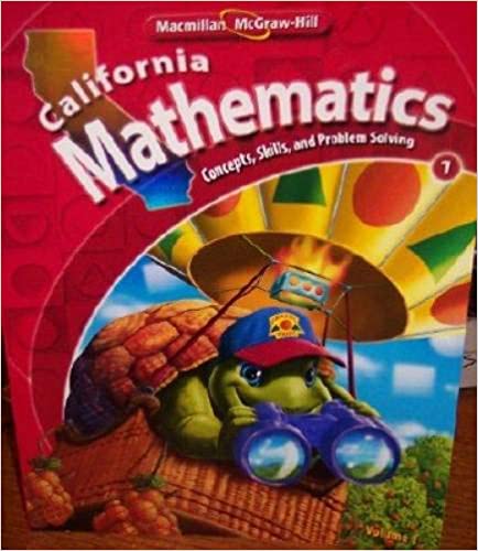 California Mathematics Grade 1 (Volume 1) by Altieri (2009-05-03) Paperback coloured gloss - (Local Budget book)