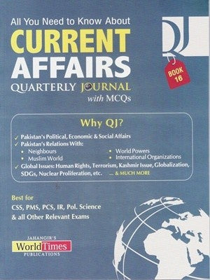 Current Affairs Quarterly Journal With MCQs