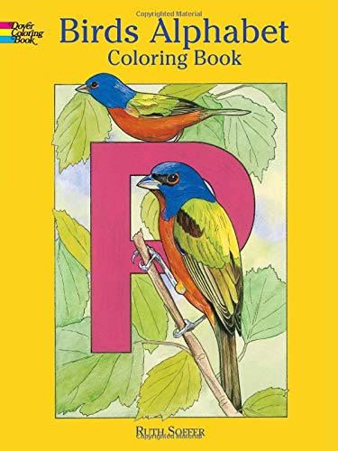 Dover Coloring Book - Birds Alphabet Coloring Book (PDF) (Print)